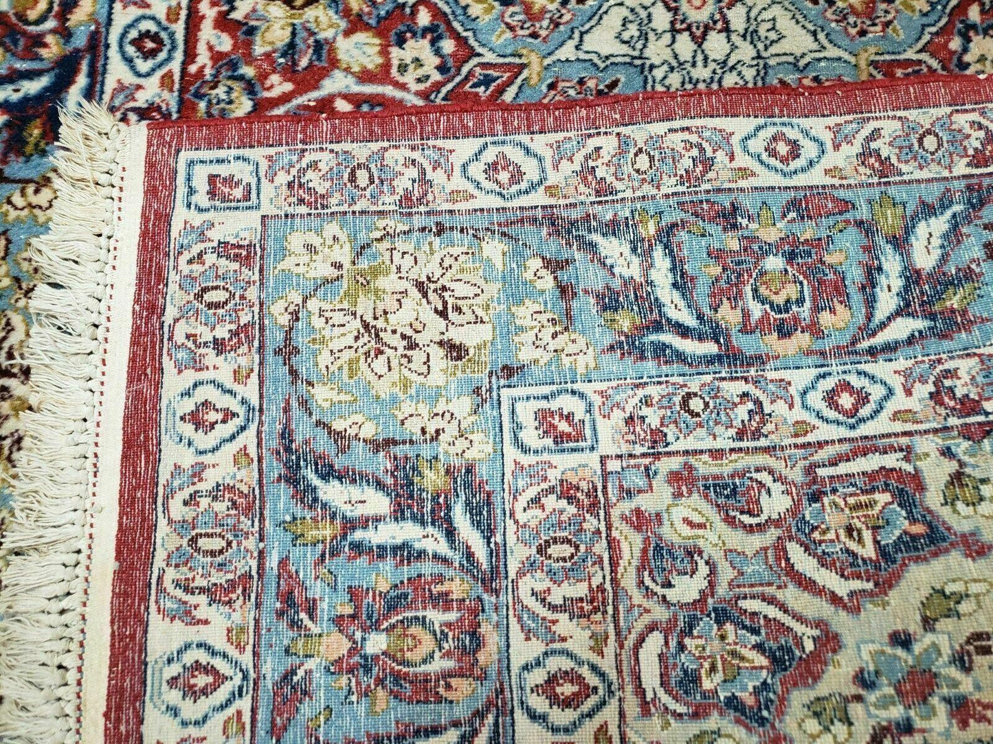 Vintage Turkish Handwoven Wool Rug 3 Ft 5 In By 5 Ft 8 In With Vegetable Dyes