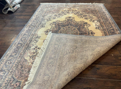 Belgium Power Loomed Wool Rug 6.9 X 9.6 Vintage Oriental Carpet