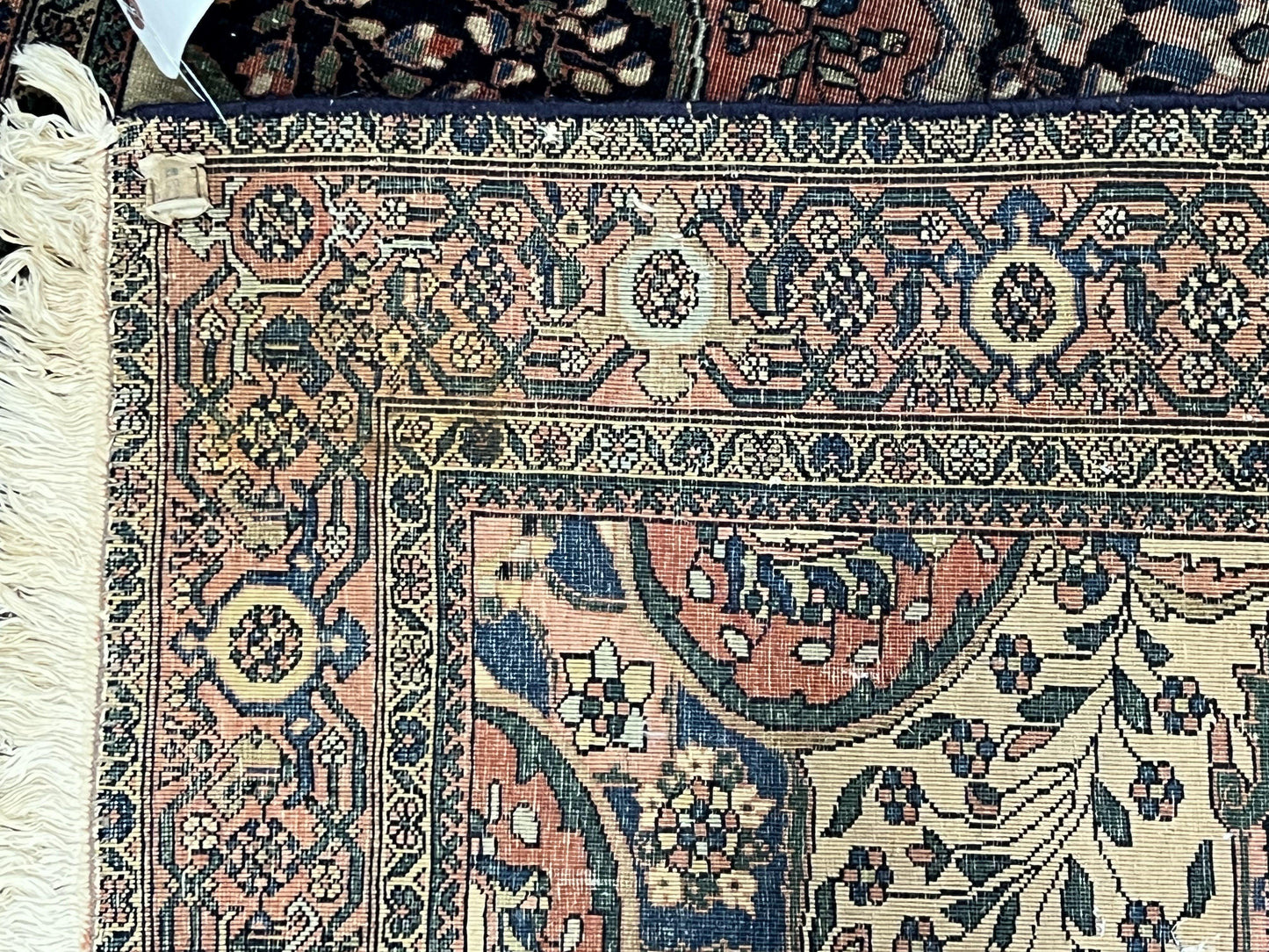 Antique Persian Sarouk Farahan Rug 4x7 Collectible Carpet