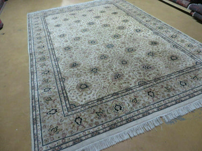 Handmade Wool Rug From Pakistan Oriental Floral 6x9 Vintage Carpet