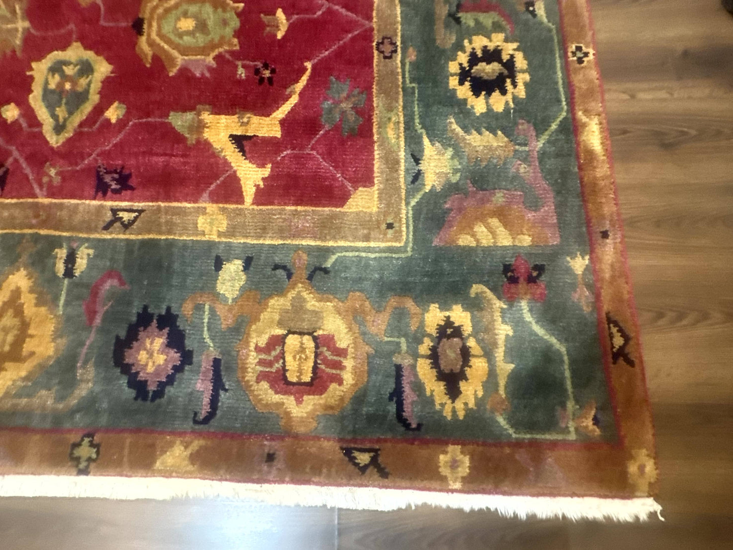 Tufenkian Tibetan Rug 8x10 Hand Knotted Wool Pile Room Sized Carpet