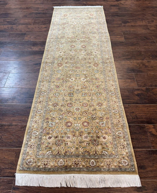 Persian Runner Rug 3x8, Traditional Wool Runner Rug for Hallway or Kitchen, Pak Persian Rug, Fine 225 KPSI