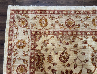 Peshawar Rug 8x10 Pakistani Wool Handmade