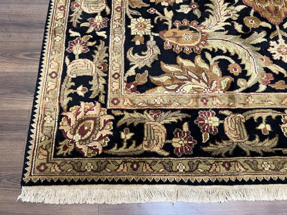 Indo Mahal Sultanabad Rug 8x11 Vintage Handmade Wool Floral Oriental Carpet