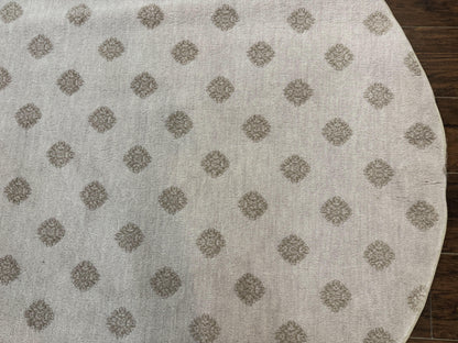 Round Power Loomed Rug 5x5, Contemporary Modern Round Carpet, 5ft Round