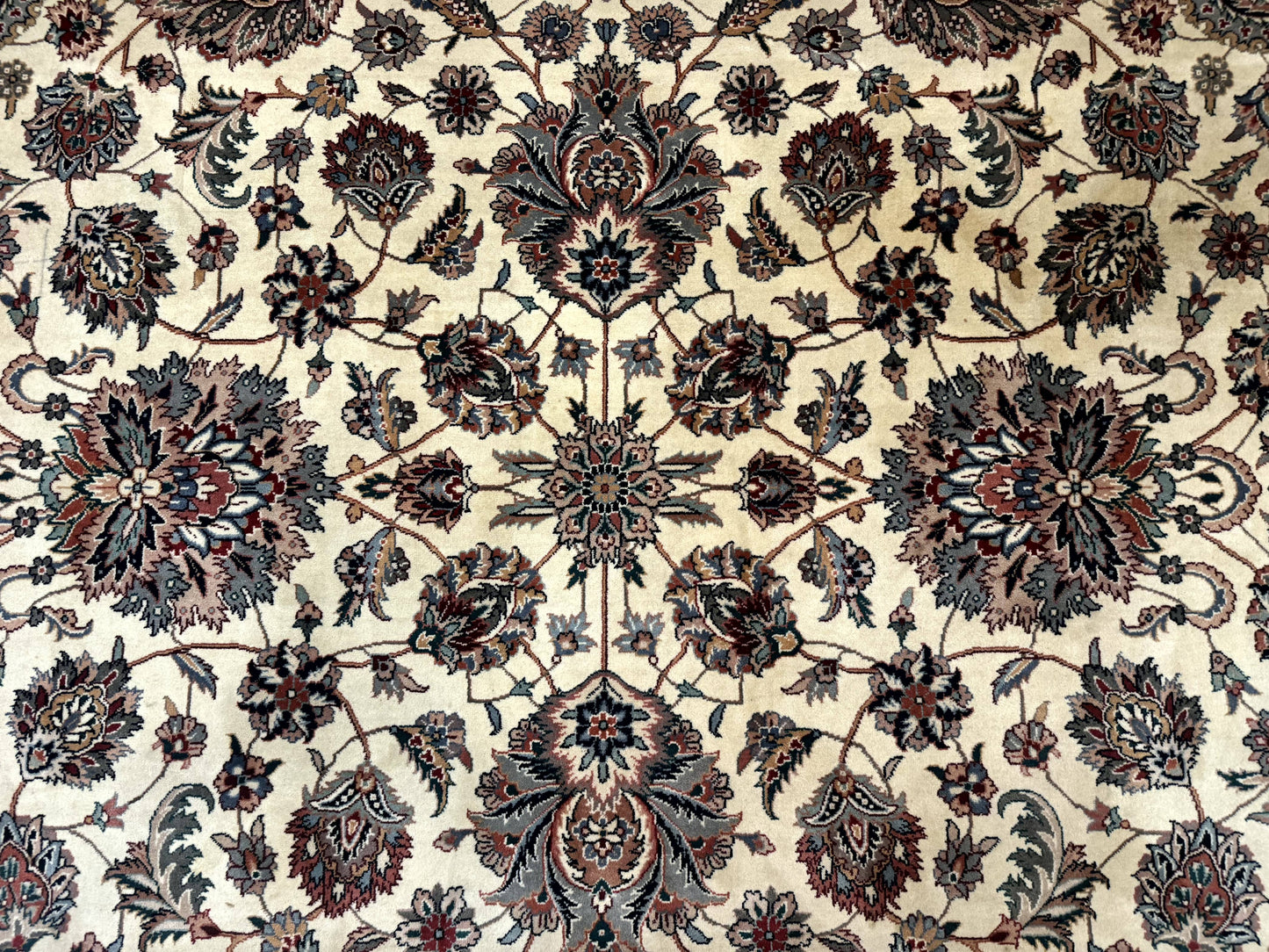 Pak Persian Rug 9x12 Hand Knotted Wool Allover Pattern Oriental Carpet