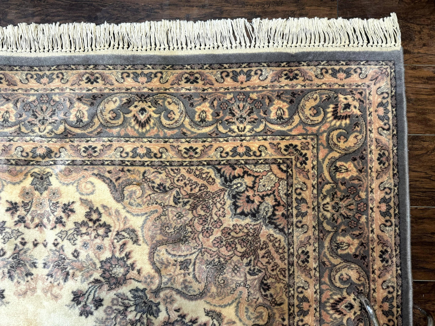 Belgium Power Loomed Wool Rug 6.9 X 9.6 Vintage Oriental Carpet