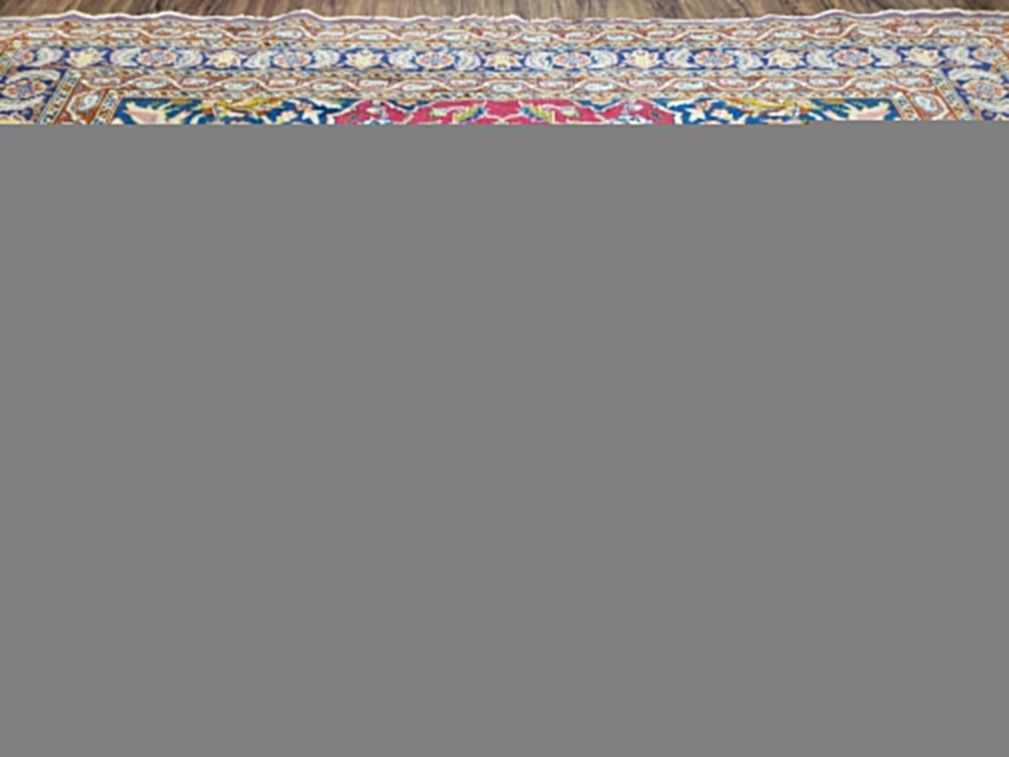 Turkish Sivas Area Rug Hand Knotted 8x11 Vintage Red Wool Oriental Carpet