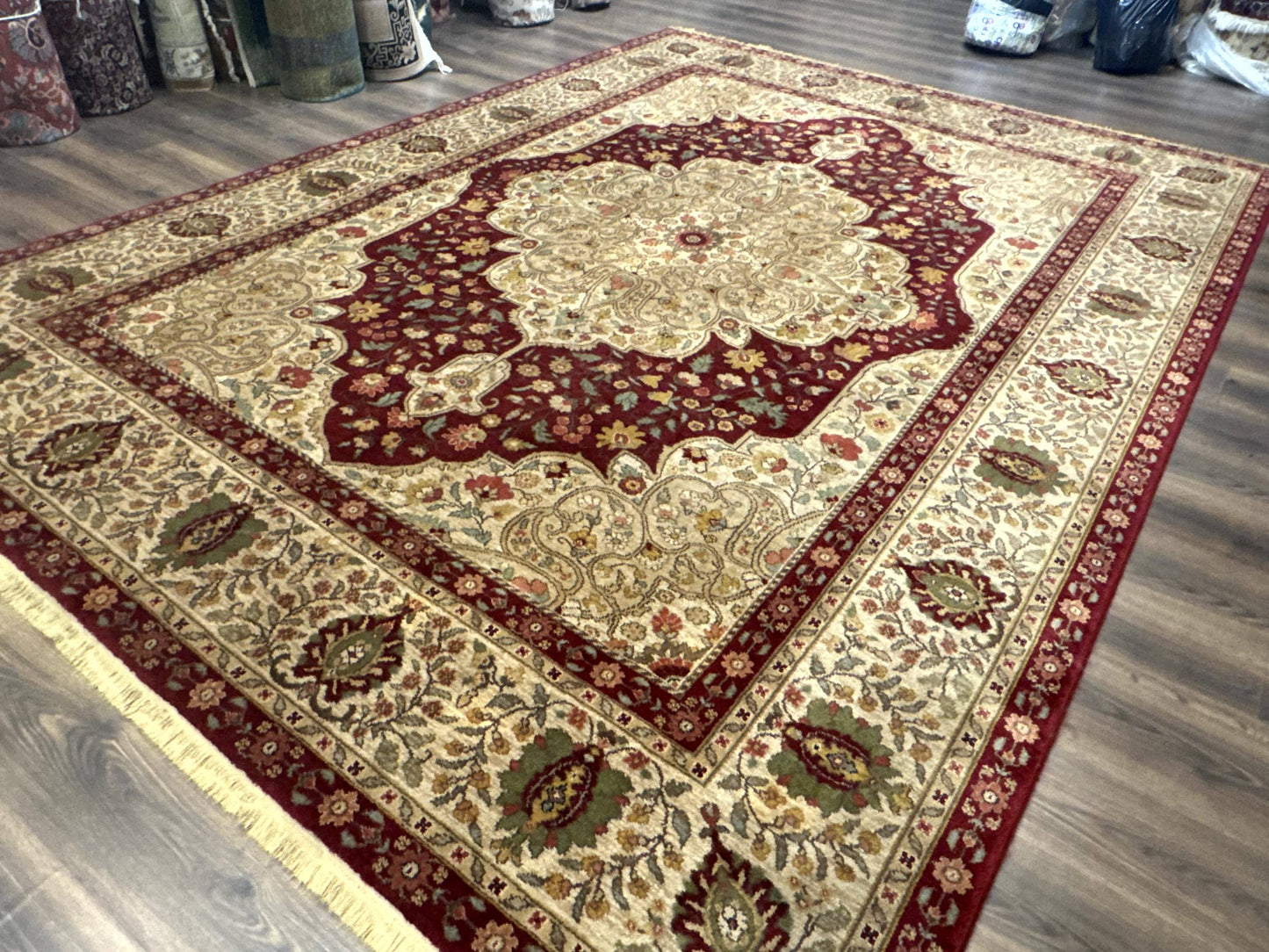 Karastan Rug Antique Legends Royal Tabriz Wool Pile Vintage Rare Design Collection