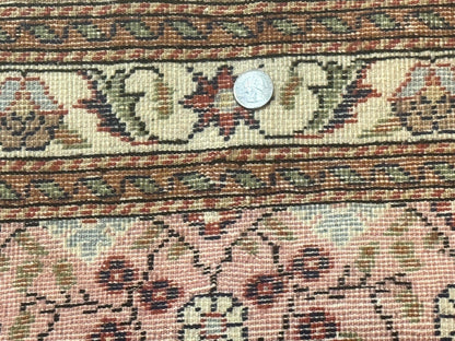 Turkish Sivas Rug 3x4, Pink, Handmade, Wool, Vintage