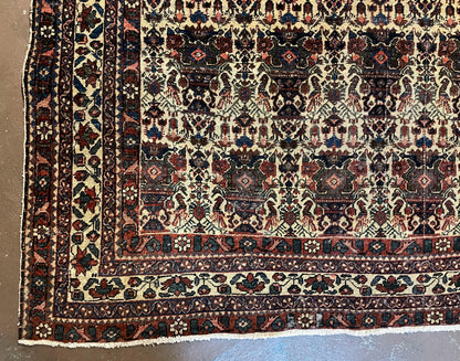 Persian Afshar Rug Wool Hand Knotted 5x7
