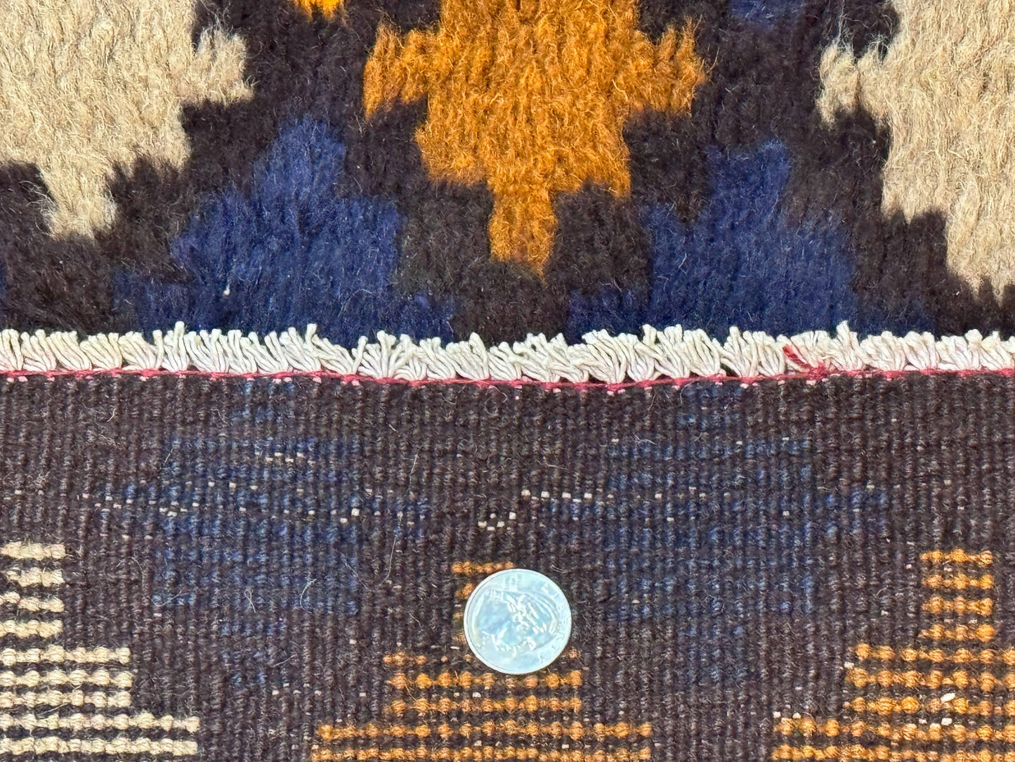 Balouch Afghan Rug 3x4 Hand Knotted Vintage Wool Tribal Multicolor Area Rug