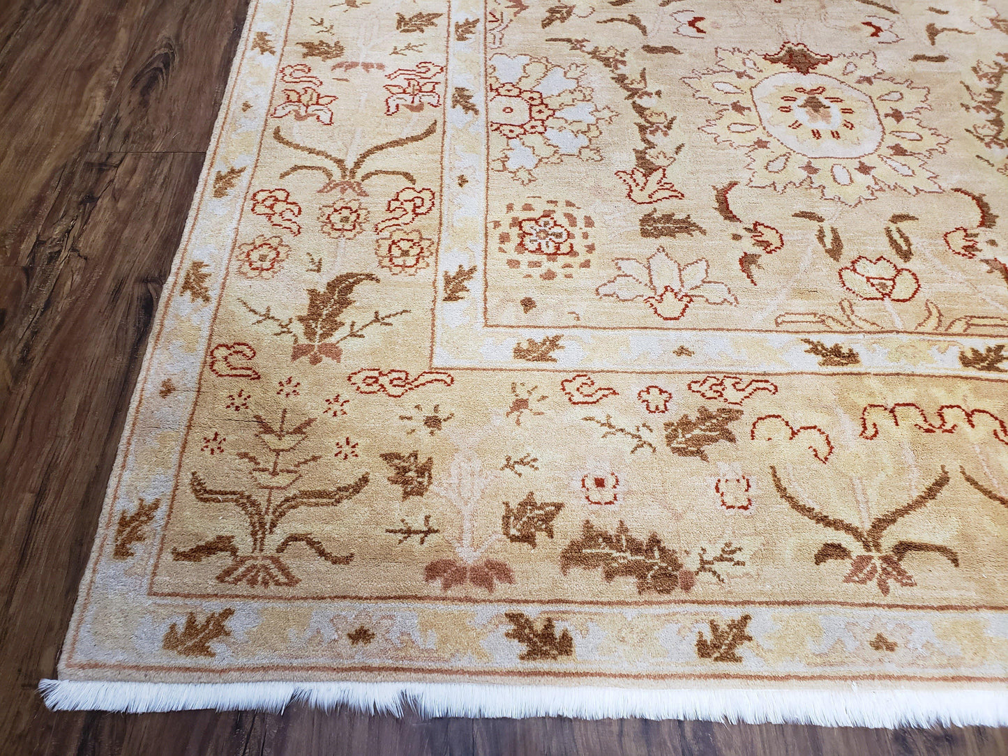 Vintage Turkish Oushak Rug Wool Hand Knotted Area Rug 6x9 Classic Decor