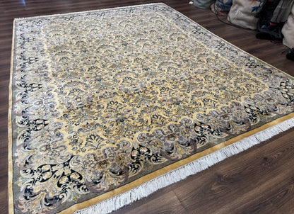 Pak Persian Rug 8x10, Allover Pattern, Fine 225 KPSI, Cream