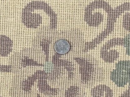 Chinese Wool Rug Hand Knotted Vintage Floral Medallion 9x12 Oriental Carpet