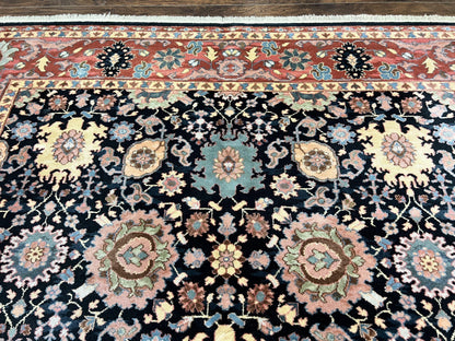 Karastan Rug 8 x 11.7, Karastan Williamsburg Kurdish Pattern 559, Wool Pile Vintage Karastan Carpet, Discontinued, Room SIzed Area Rug