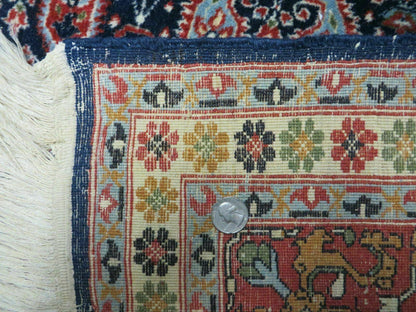 Paisley Rug Vintage India Hand Knotted Wool