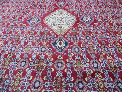 Persian Shiraz Rug Handmade Tribal Pattern