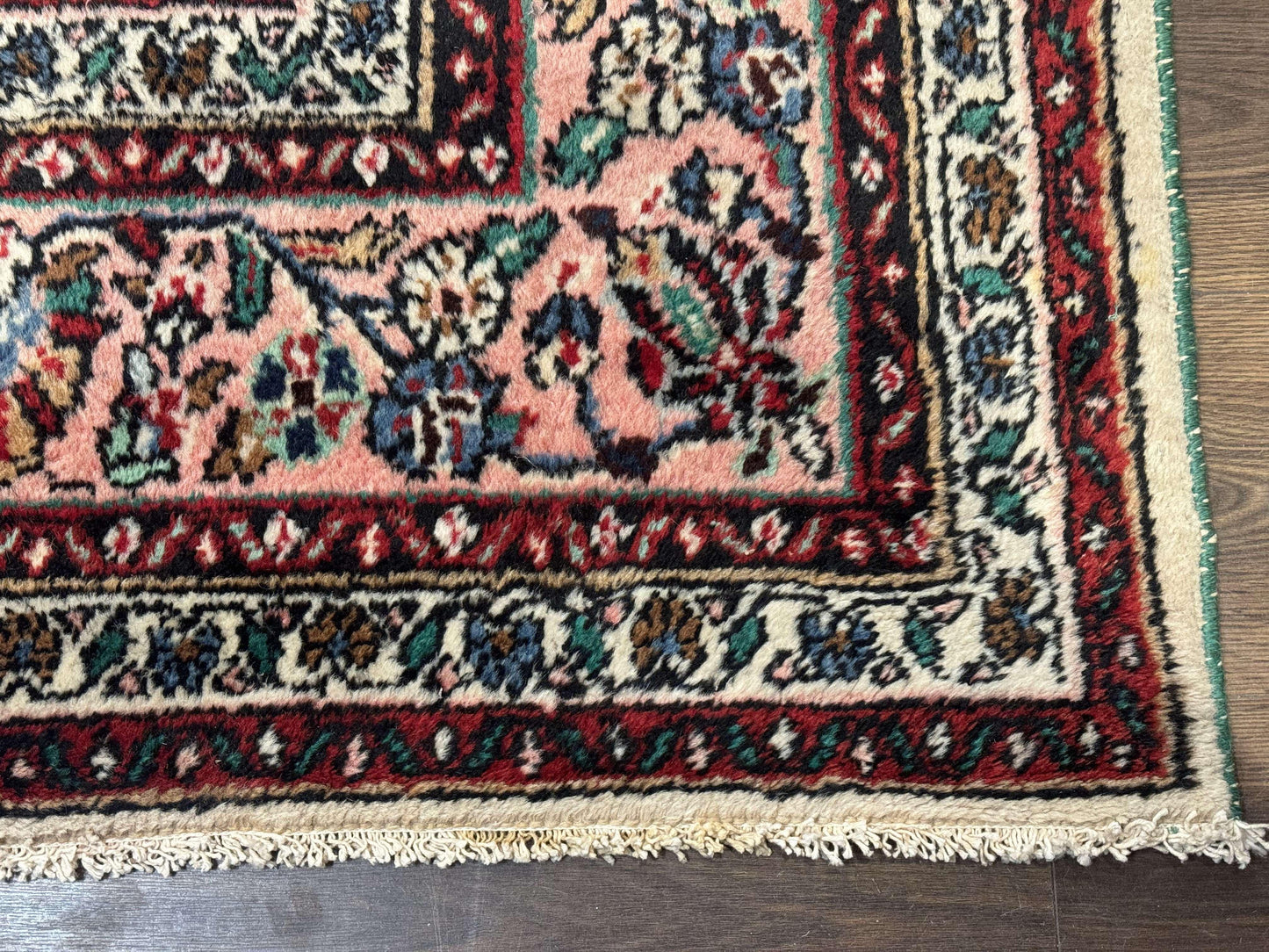 Palace Size Persian Rug 10X21 Ft Hamadan Bibikabad Antique Wool Ivory Field Oversized