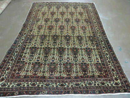 Persian Afshar Rug Wool Hand Knotted 5x7