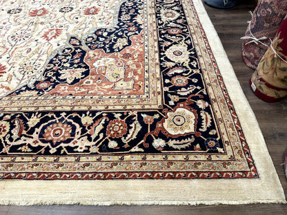 Stark Carpet Palace Sized Traditional Wool Handmade Rug 13x19 Beige