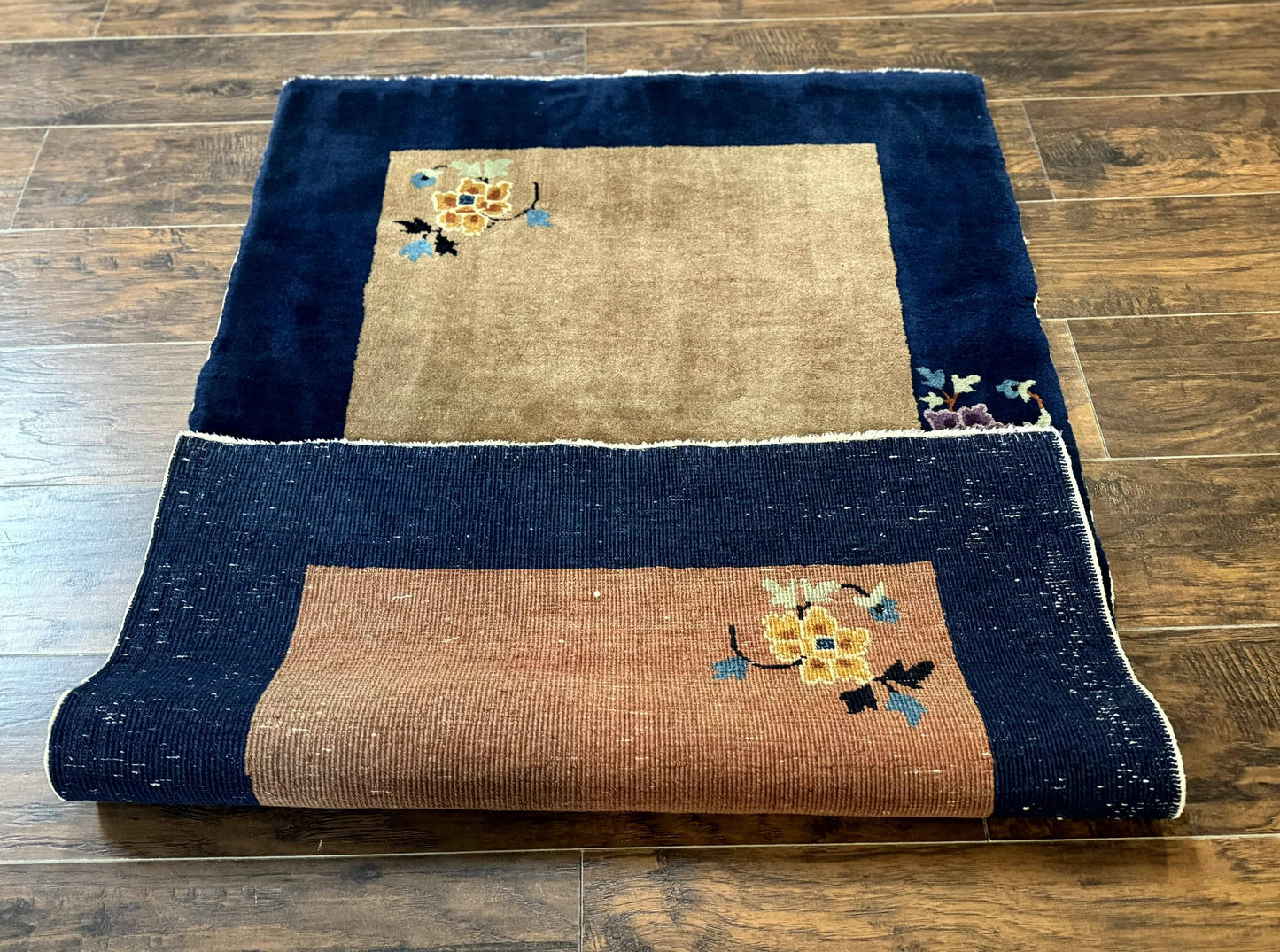 Chinese Peking Hand Knotted Wool Rug 3x5 Antique Art Deco Style