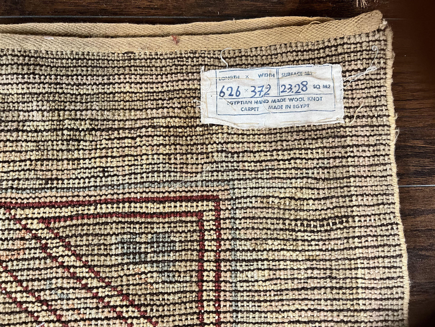 Large Egyptian Oushak Rug 12x21, Wool Handmade Vintage Carpet, Allover Pattern, Oversized 12 x 21 ft Traditional Rug