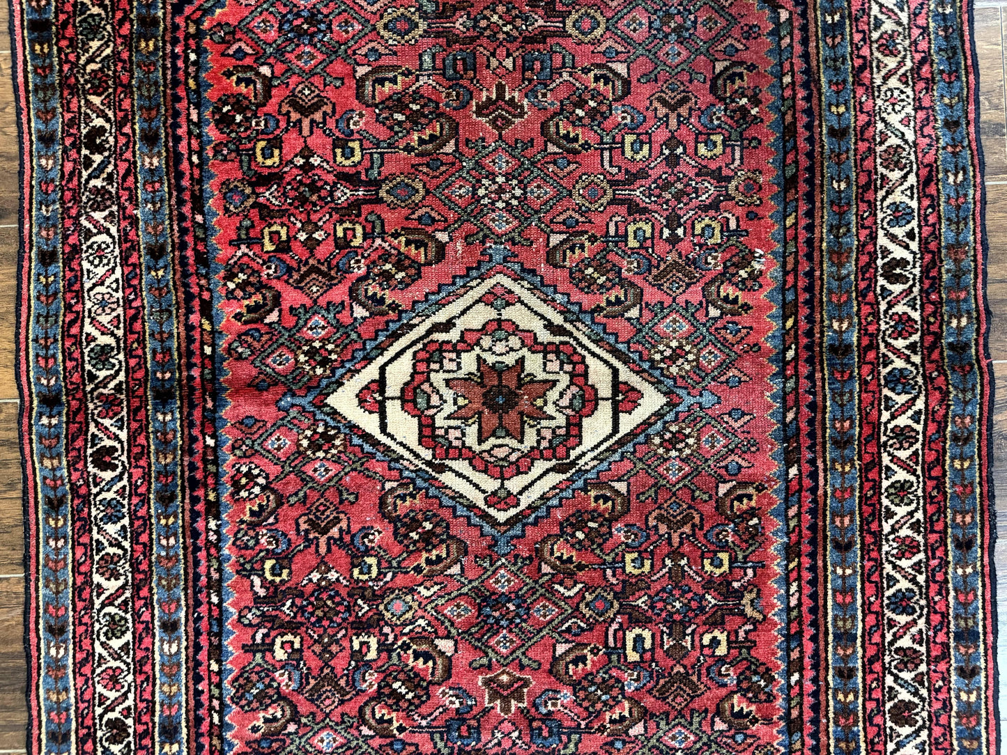 Antique Persian Tribal Rug 3.6 x 5, Hamadan Angelas Rug