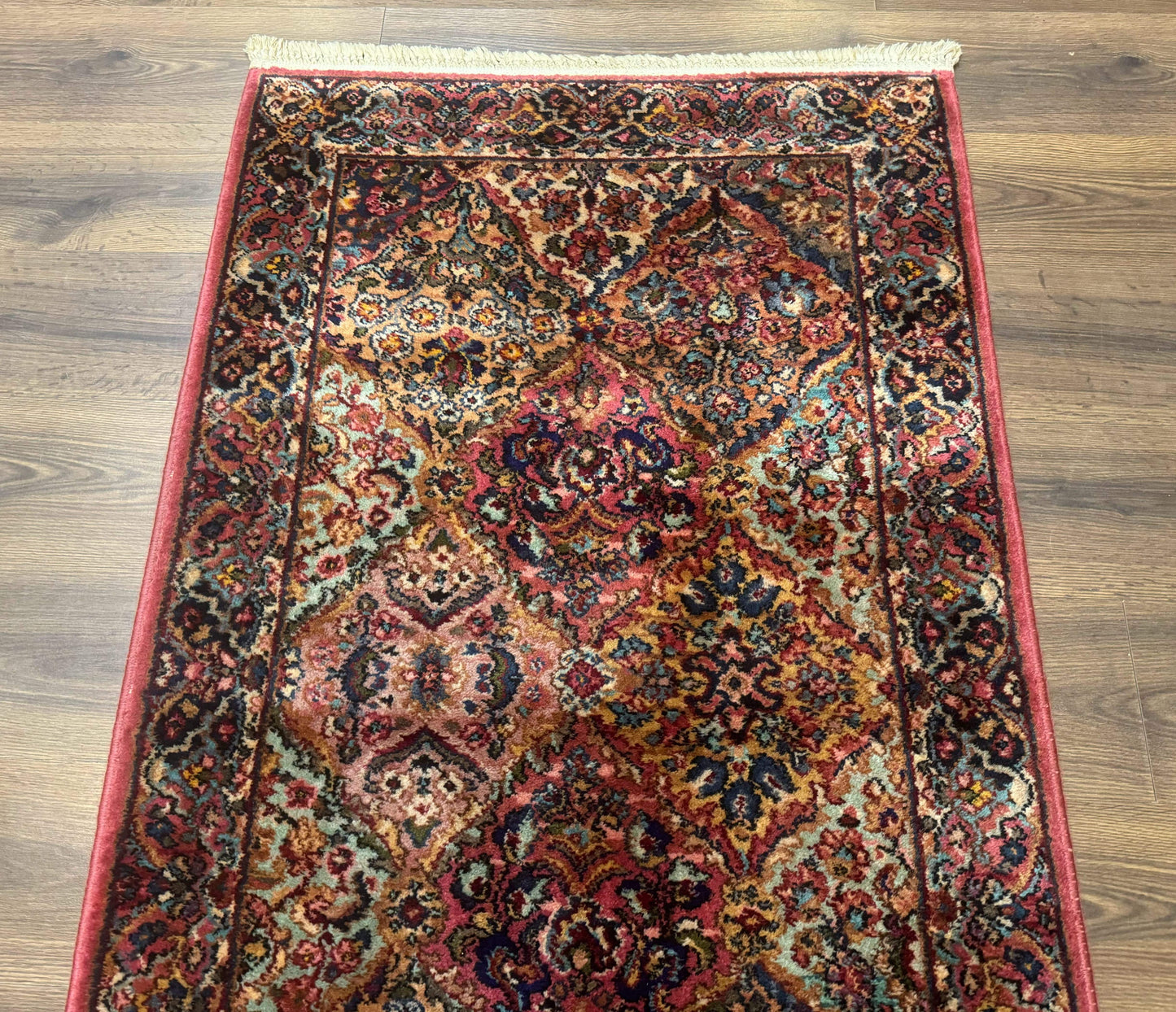 Karastan Kirman Multicolor Panel Rug 3x5 Wool Original 700 Series