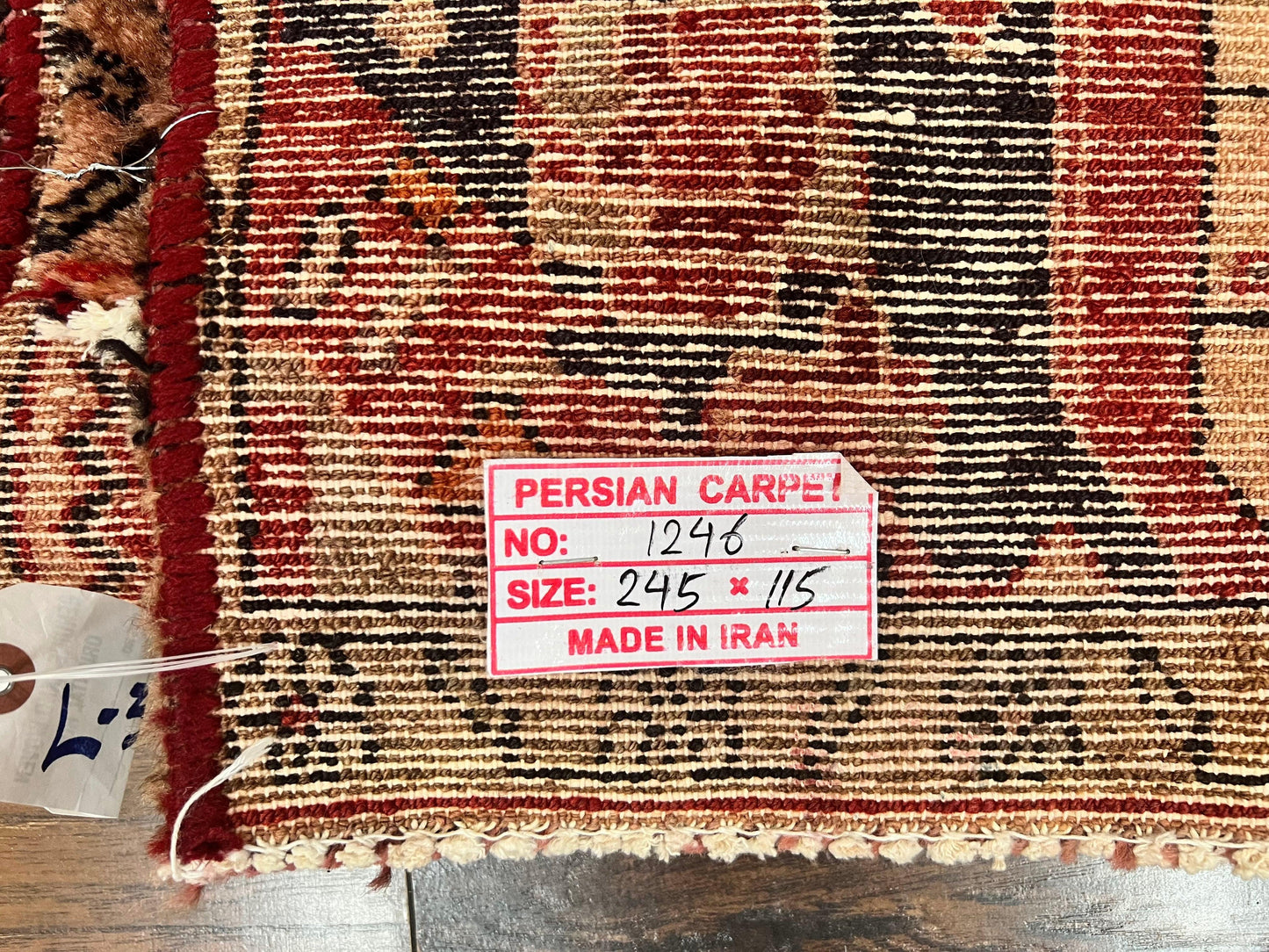 Antique Persian Tribal Rug 4 x 8, Geometric Medallion, Boho Rug, Wool Handmade Rug, Red 4x8 Rug, Persian Hamadan Rug