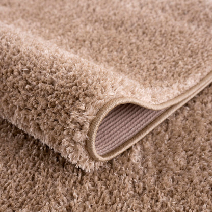 Judy Brown Washable Area Rug - Stylish Durable Easy to Clean