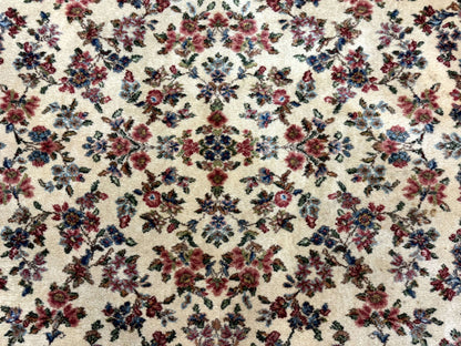 Karastan Kirman Wool Rug Ivory 8.8 X 12 Vintage 700 Series 788