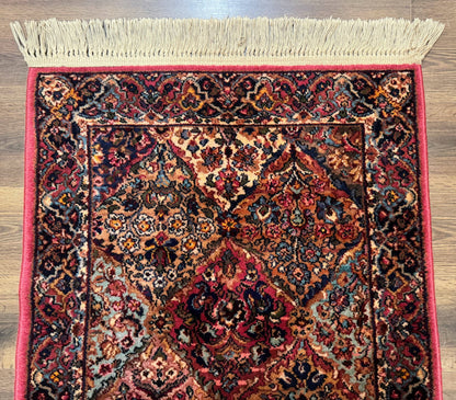 Karastan Rug 3x5 Multicolor Panel Kirman #717, Original 700 Series, Wool Pile, Discontinued