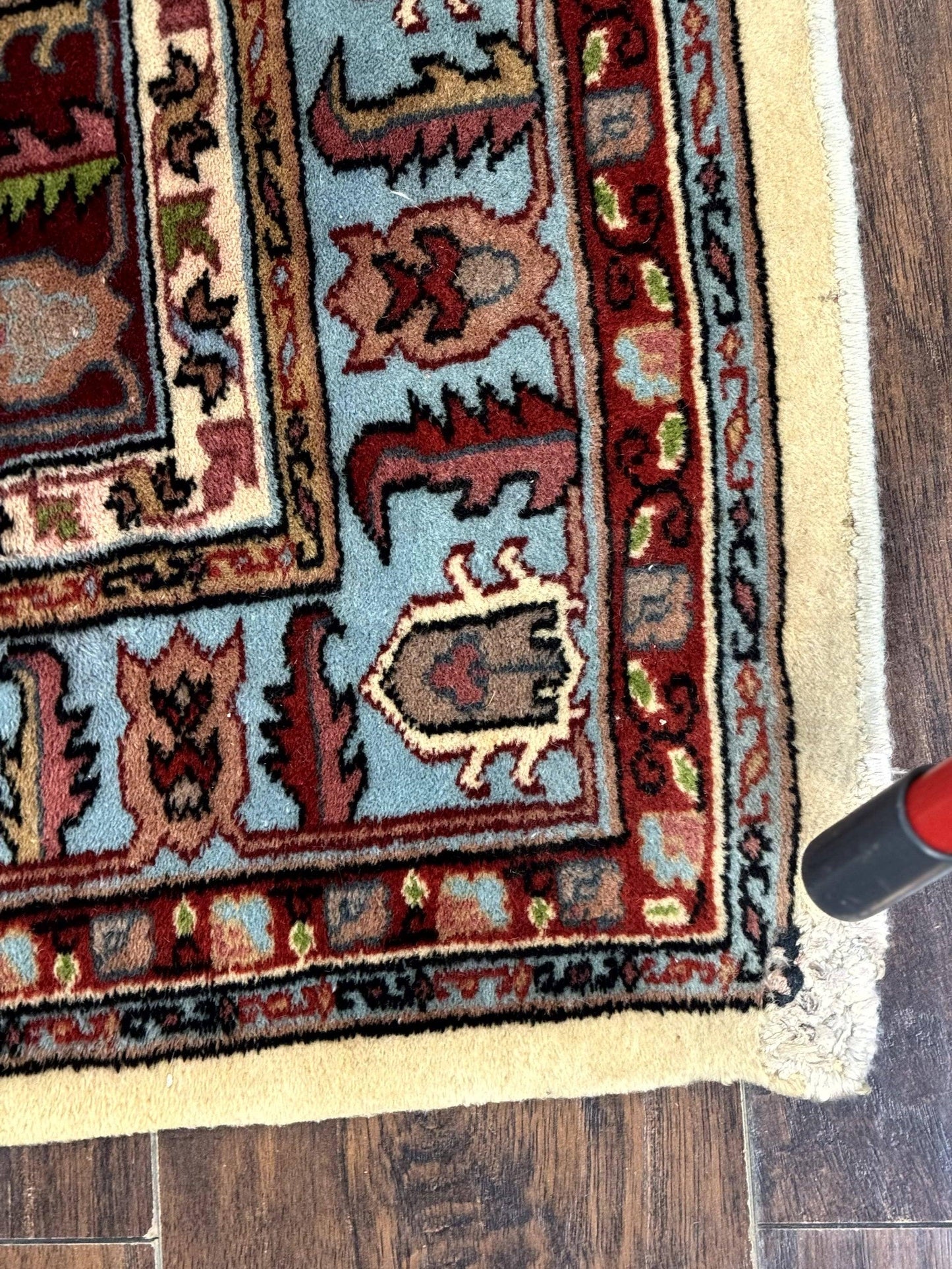 Turkish Kazak Rug 6x9 Hand Knotted Wool Geometric Medallions