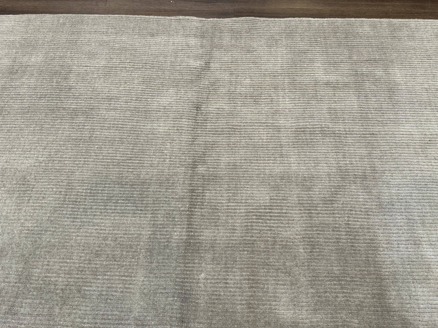 Tibetan Rug 8x10 Taupe Handmade Wool Modern Contemporary Carpet