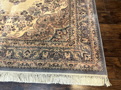 Belgium Power Loomed Wool Rug 6.9 X 9.6 Vintage Oriental Carpet