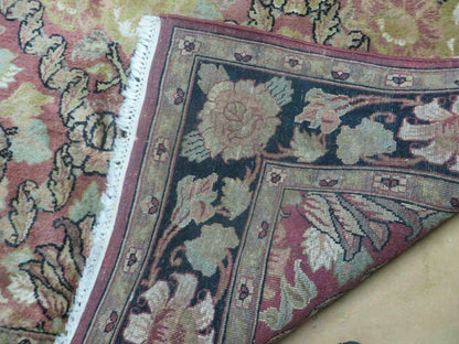 Floral Oriental Wool Rug 6x9 Handmade From India High Quality