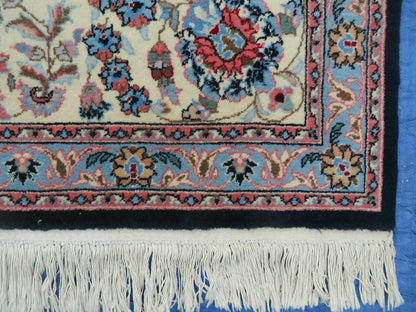 10' X 14' Vintage Handmade India Wool Hand Knotted Carpet Rug Organic Dyes Nice