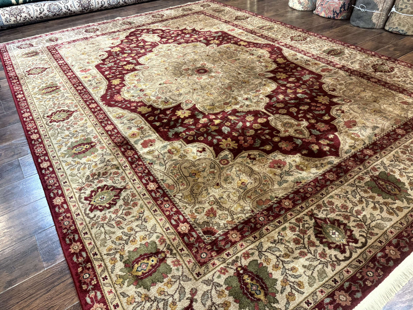 Karastan Rug 8.8 x 12, Antique Legends Royal Tabriz, Wool Pile, Vintage, Rare