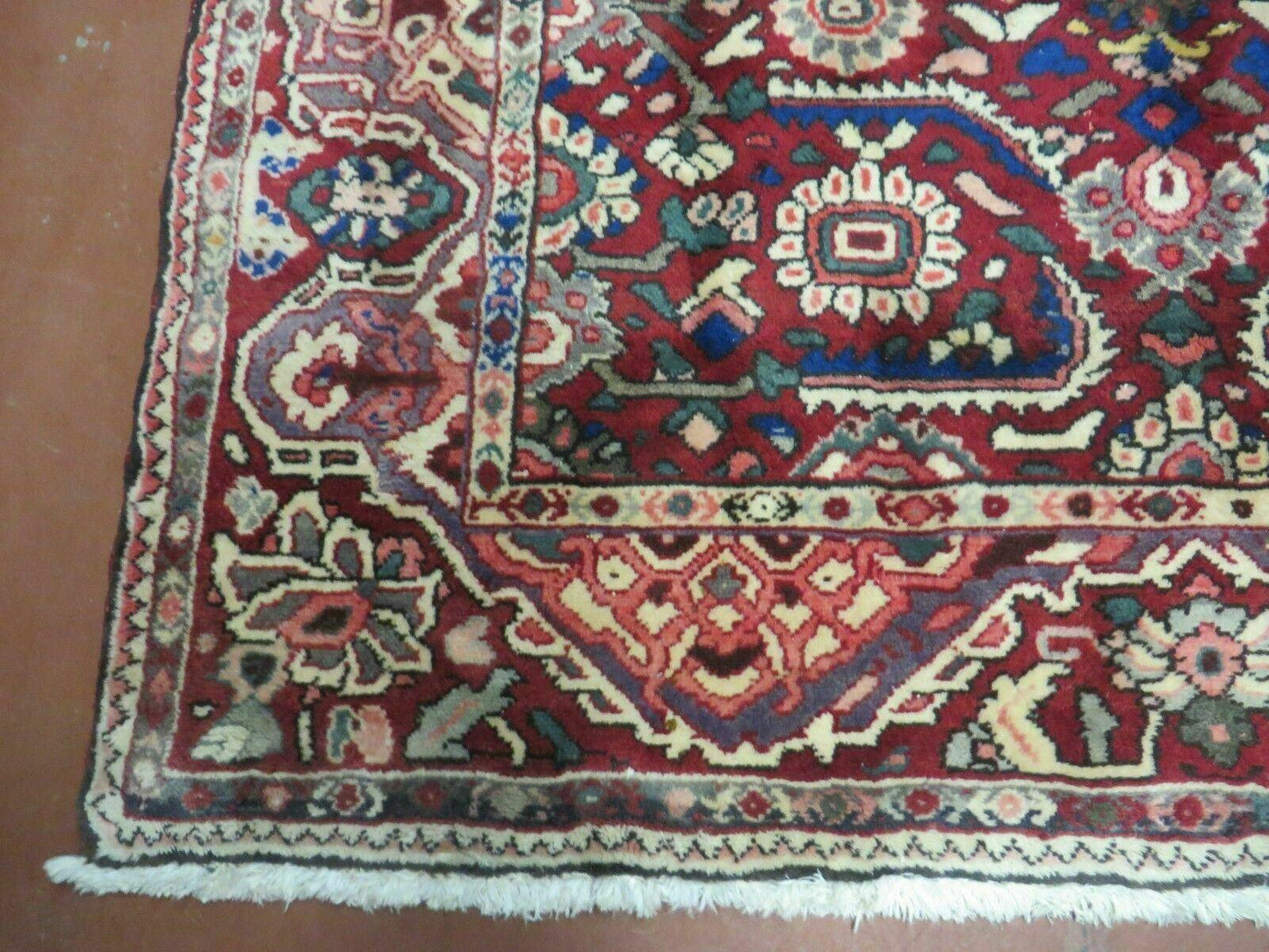 Antique Turkish Wool Rug 5x9 Handmade Veg Dyes 1940s Excellent Condition