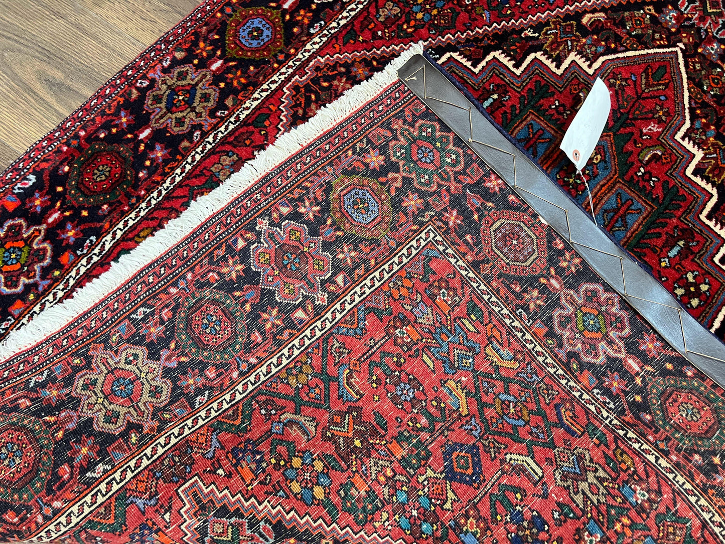 Persian Bidjar Rug 3x5 Ft Hand Knotted Wool Geometric Medallion Tribal Rug