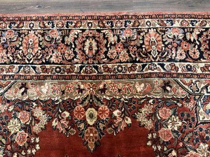 Antique Persian Sarouk Rug 9x12