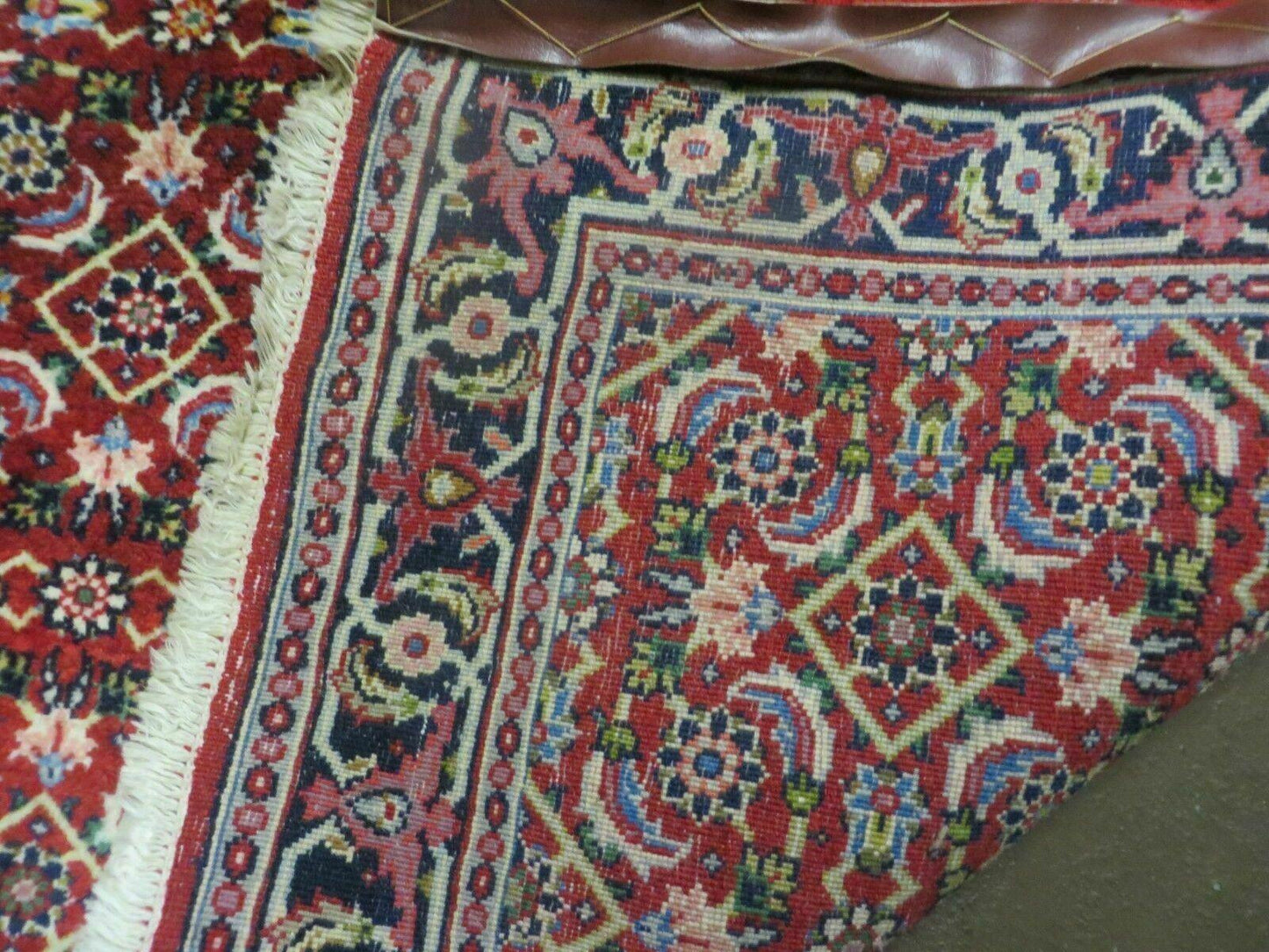 3' X 5' Handmade Knotted Indian Amritsar Floral Oriental Wool Red Rug Organic Nice