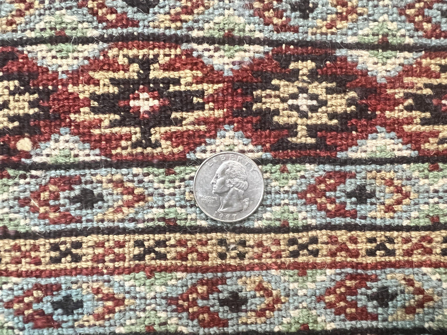 Bokhara Prayer Rug 3x5 Hand Knotted Vintage Wool Carpet Pakistani Turkoman