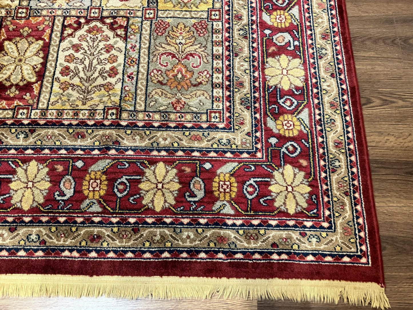 Karastan Bakhtiyari Rug Antique Legends Wool Carpet Multicolor Panel 8.8 x 10