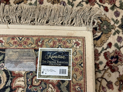 Karastan Rug 8.8 x 12 Ivory Indo Kirman #700/706, Wool Original Series