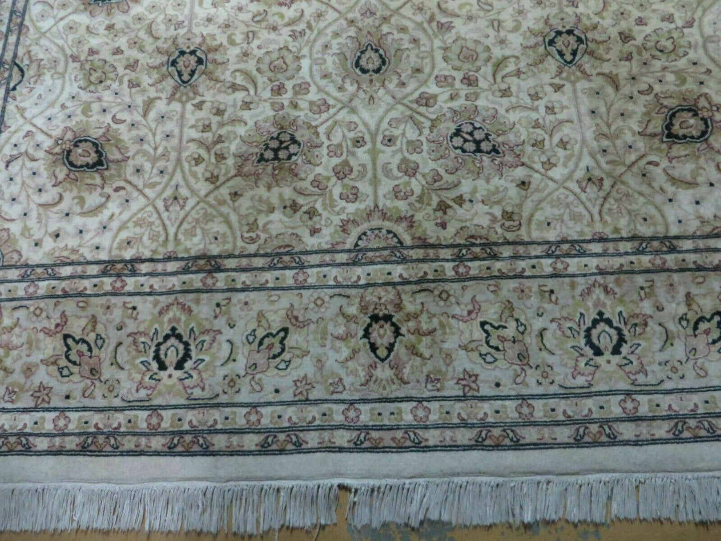 Handmade Wool Rug From Pakistan Oriental Floral 6x9 Vintage Carpet