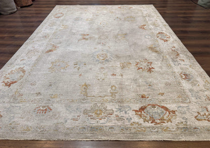 Modern Turkish Oushak Rug 7x9, Netural Colors