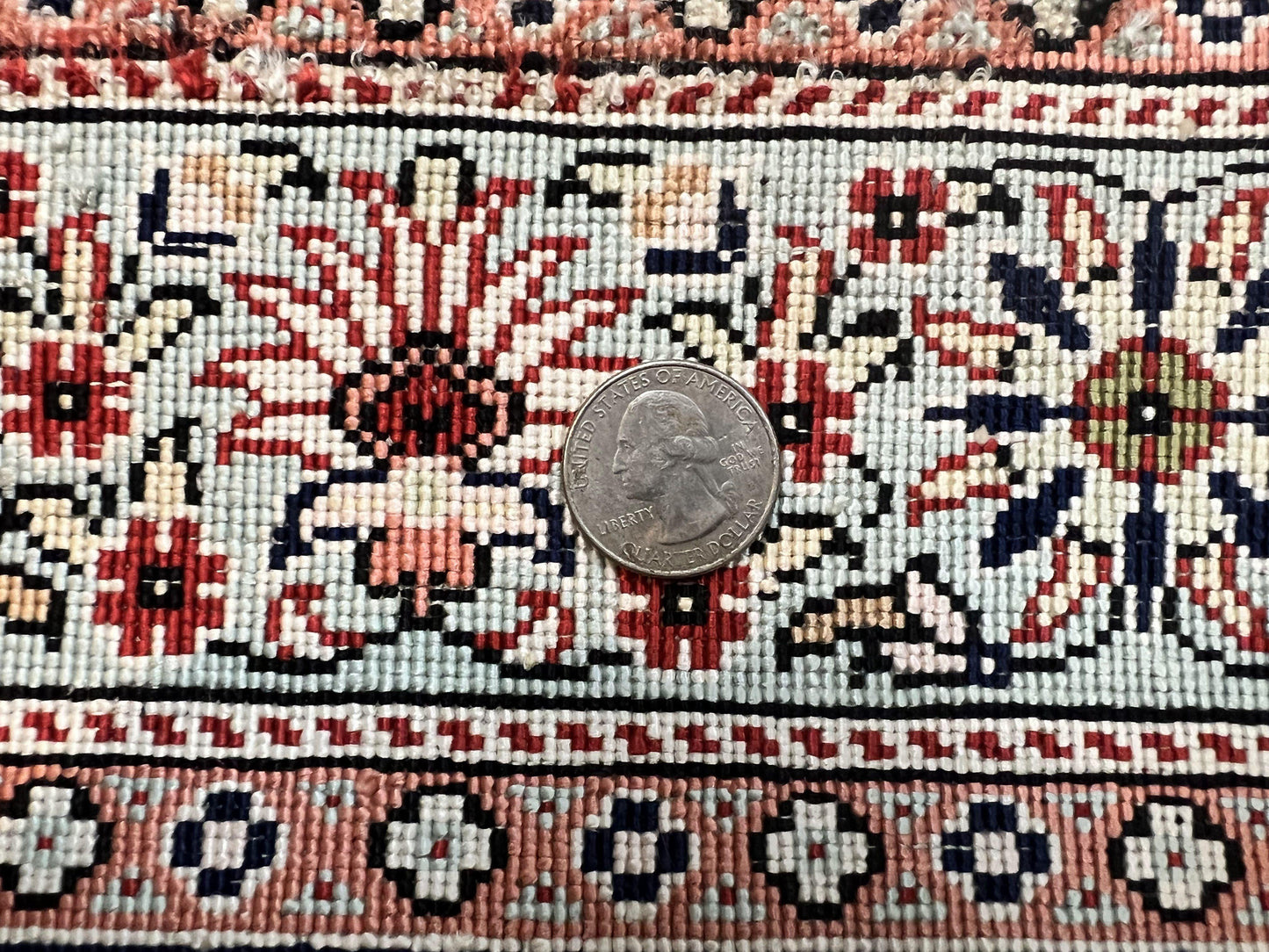 Silk Turkish Kayseri Rug 2x3 Hand Knotted Vintage Silk Pile On Silk Foundation 300 KPSI