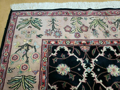 Handmade Wool Rug 6x9 Floral Oriental Hand Knotted Made In India